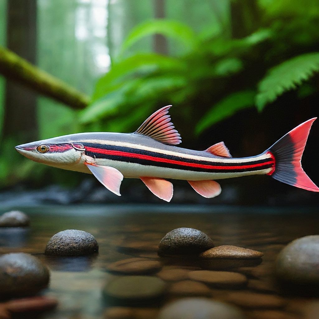 The Roseline Shark (Sahyadria denisonii)